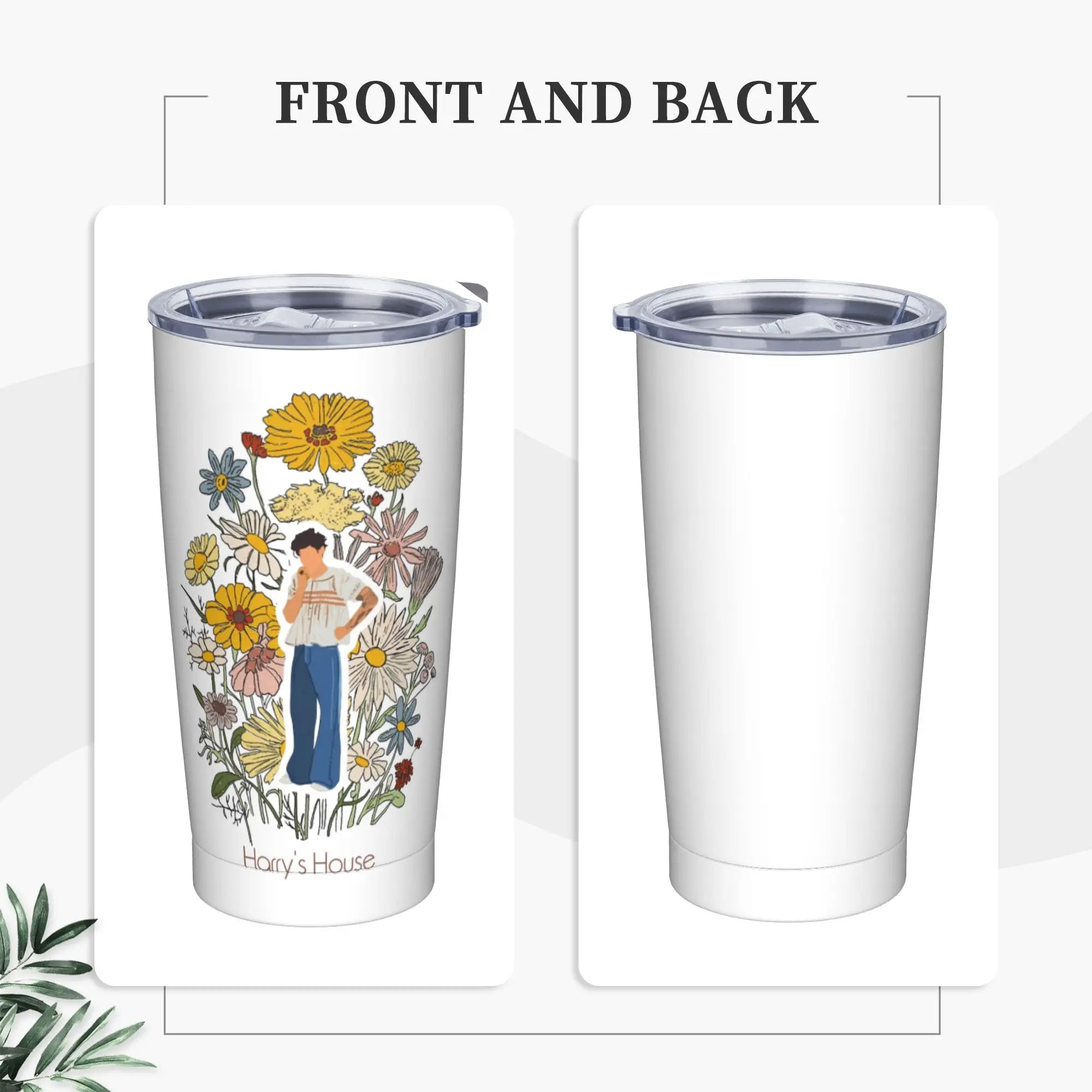 Harry Styles Tumbler Vacuum Insulated  Coffee Cups Vacuum Flask School Mug Hot Cold Drink