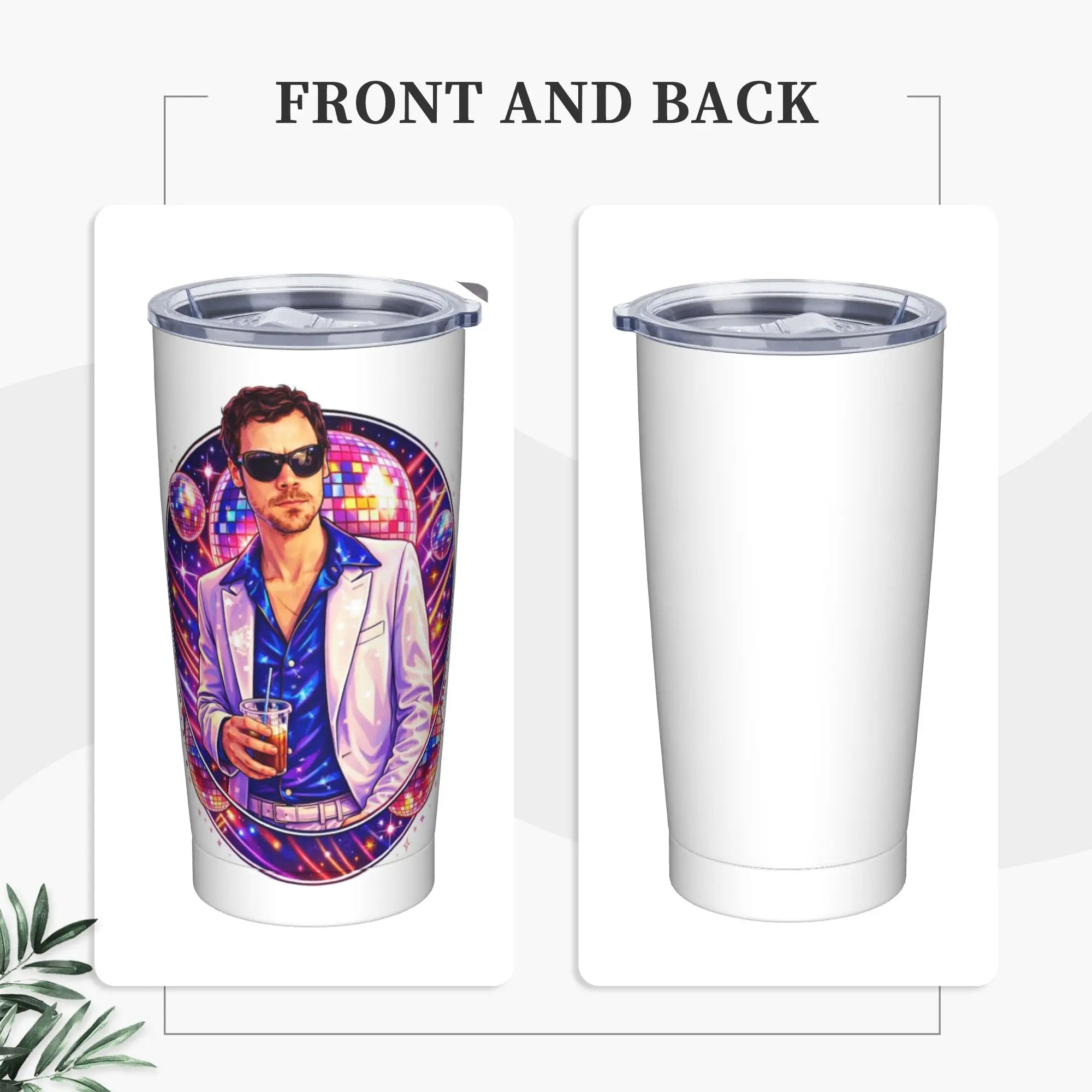 Harry Styles Tumbler Vacuum Insulated  Coffee Cups Vacuum Flask School Mug Hot Cold Drink