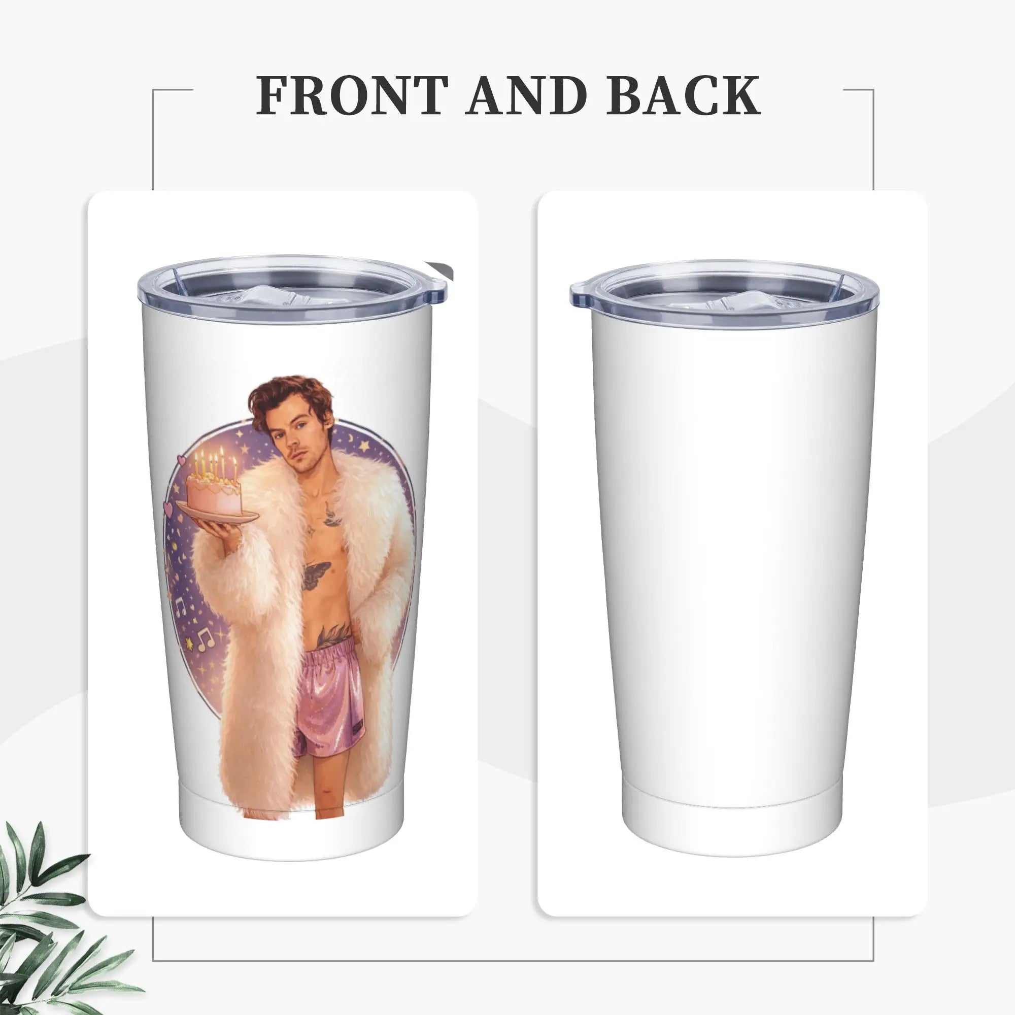 Harry Styles Tumbler Vacuum Insulated  Coffee Cups Vacuum Flask School Mug Hot Cold Drink