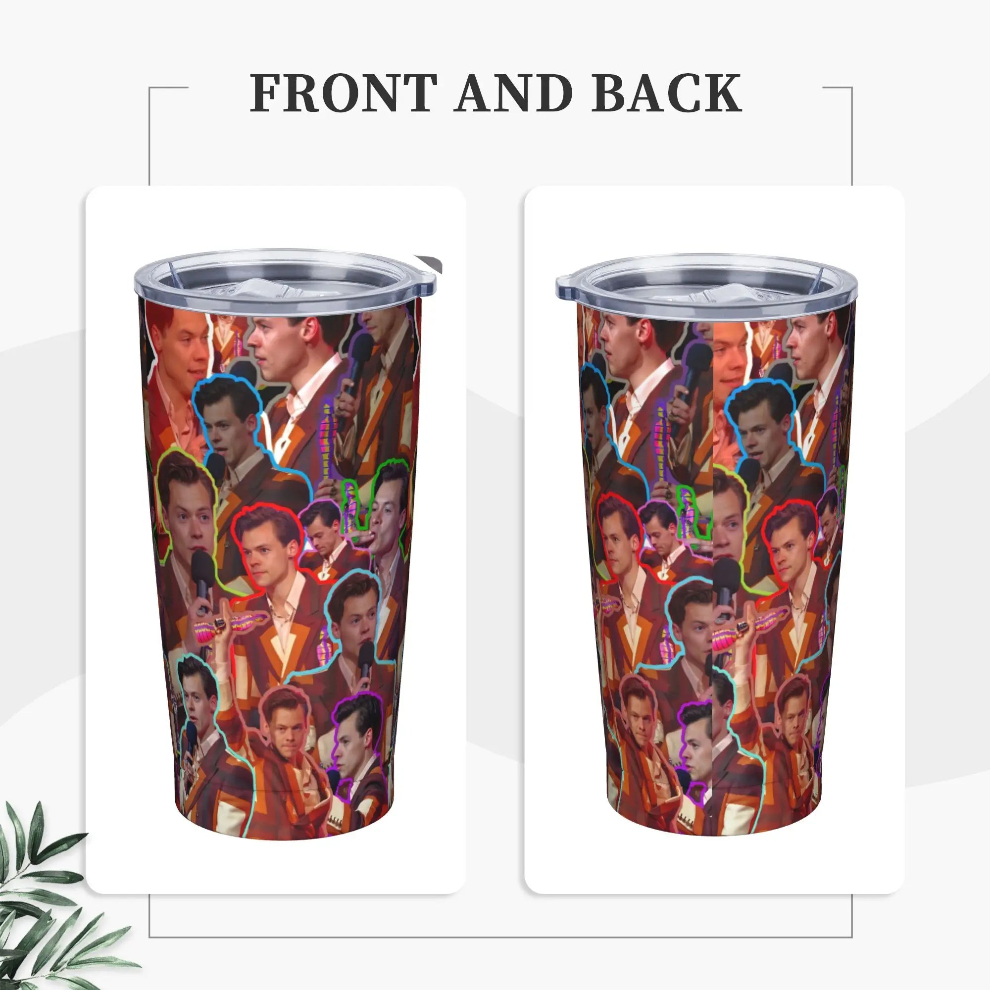 Harry Styles Tumbler Vacuum Insulated  Coffee Cups Vacuum Flask School Mug Hot Cold Drink